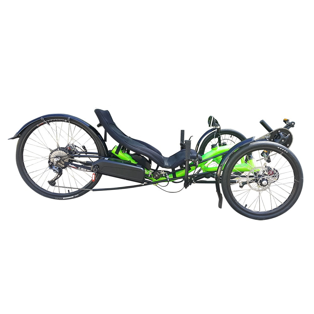 TrikExplor 250watt Motor Electric Pedal Assist Recumbent Tricycle Trike For Sale