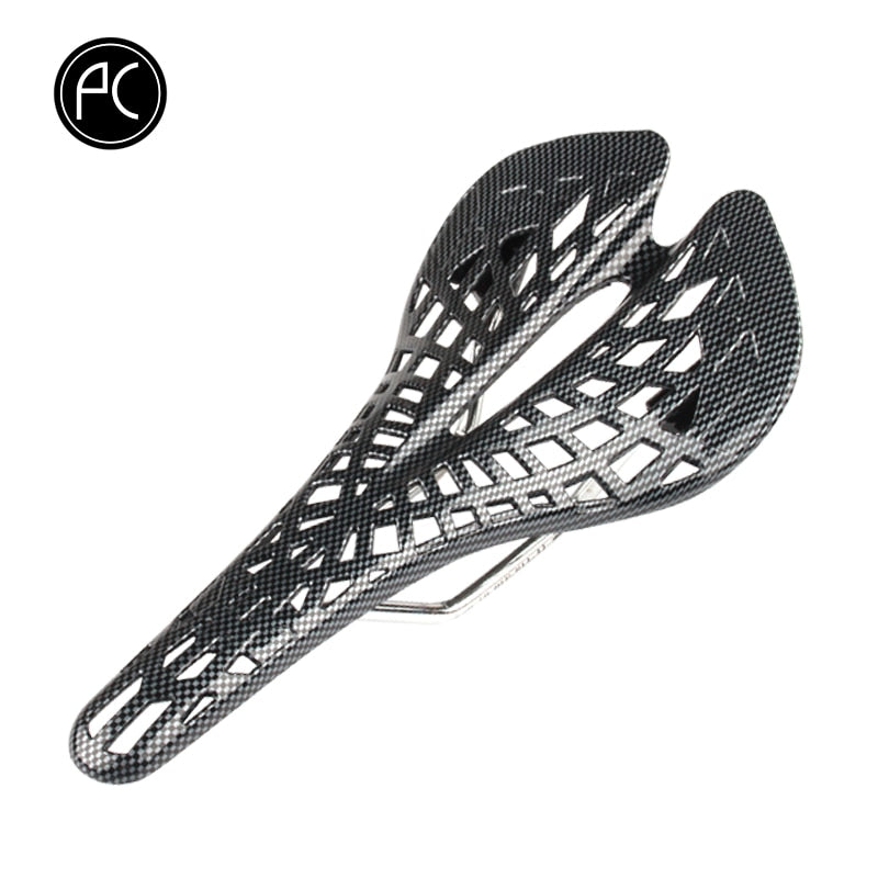 PCycling Hollow Saddle Seat Spider Web Type Lightweight for Mountain Bike (MTB) Road Bicycle Track Bicycle Saddle