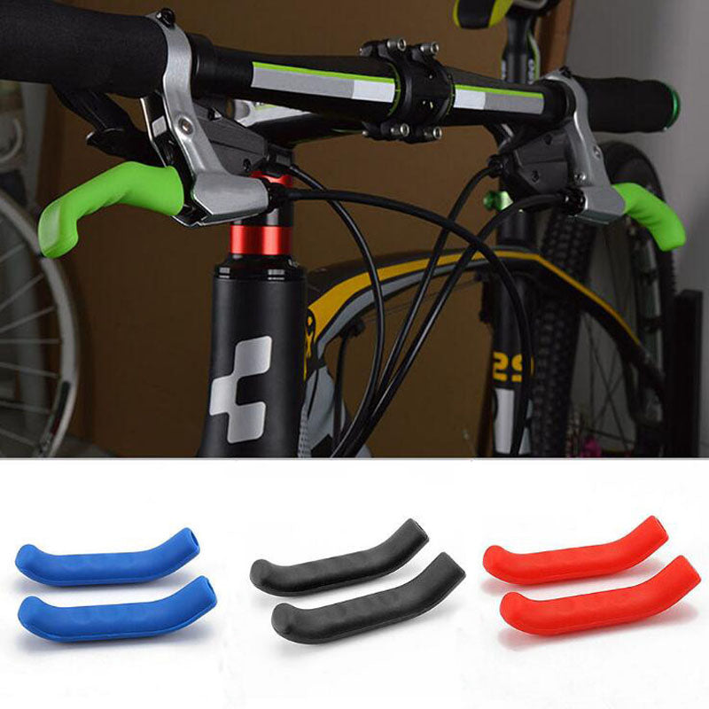 1Pair Bicycle Brake Handle Cover Silicone Protect Handle Sleeve MTB Bike Bicycle Protective Gear Road Bike Protector Accessories