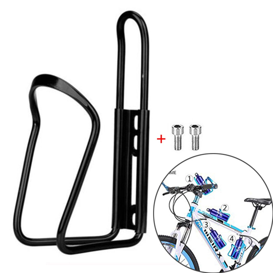 GoByGo 1Pcs Aluminum Alloy Bike Cycling Bicycle Drink Water Bottle Rack Holder Mount for Mountain folding Bike Cage 5 Colors