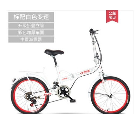 FOLD 16 AND 20  inch adult big boy light girl princess lady with child leisure commute single speed small wheel bicycle