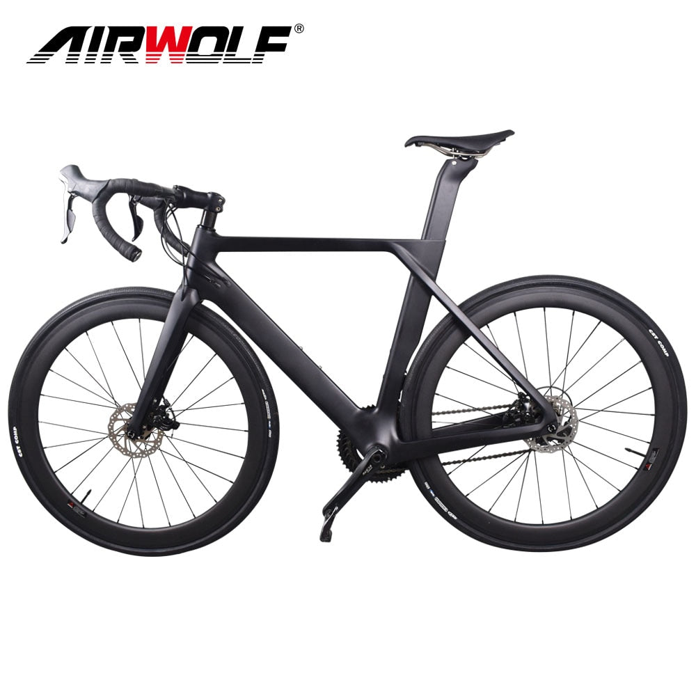 Complete carbon fiber road bike racing cycling with Original groupset,50mm carbon wheels,22 speed disc carbon bike road