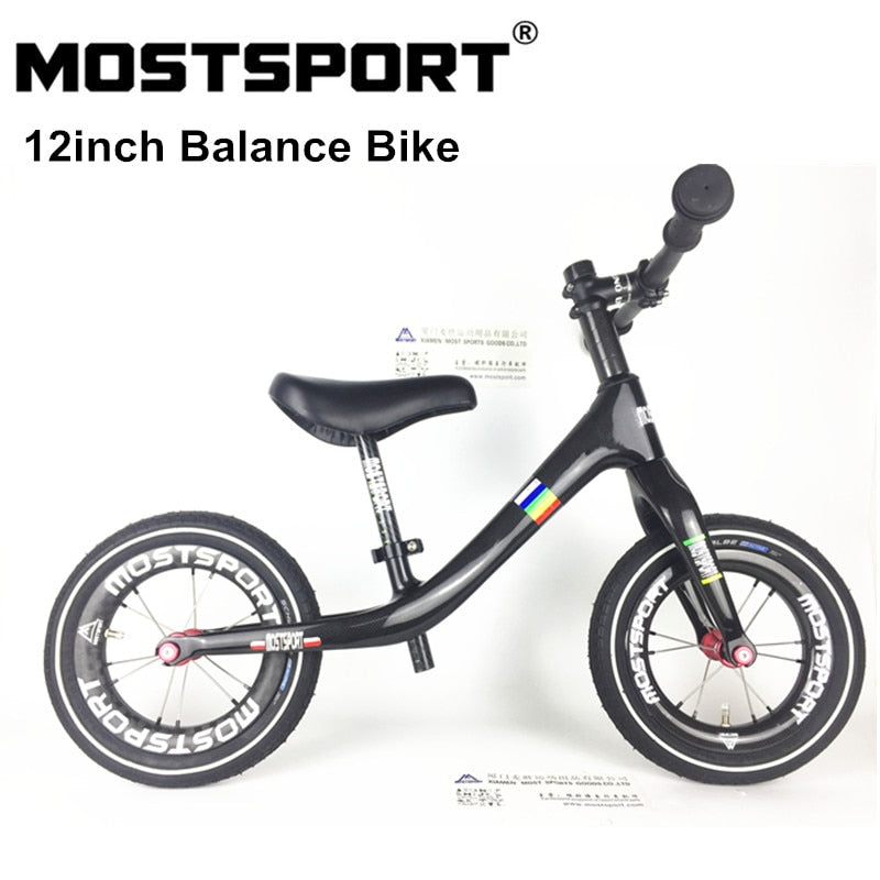 MOSTSPORT 12inch Full Carbon Complete Balance Bicycle Kid's bike Carbon Frame/wheels/fork/seatpost Super Light