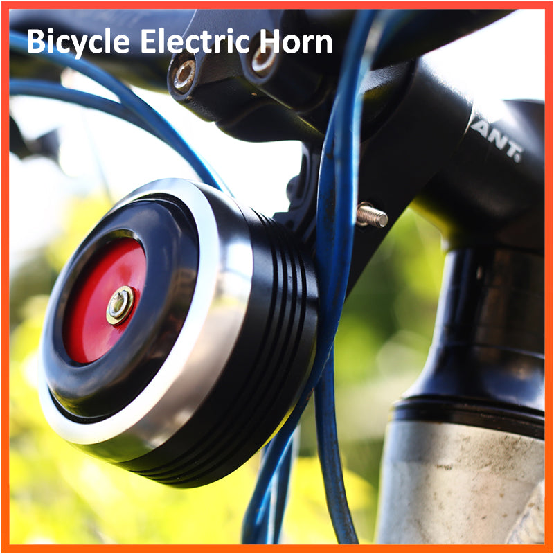 Bicycle Bell Electric Horn with Alarm Super Sound for Scooter MTB Bike USB Charging 1300mAh Safety Anti-theft Alarm 125db Loud