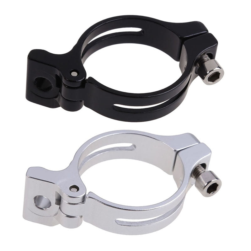 Hot Sale Brand New Durable 34.9mm Front Derailleur Braze-on Adapter Aluminum Clamp MTB Bike Bicycle Cycling Accessories MJ