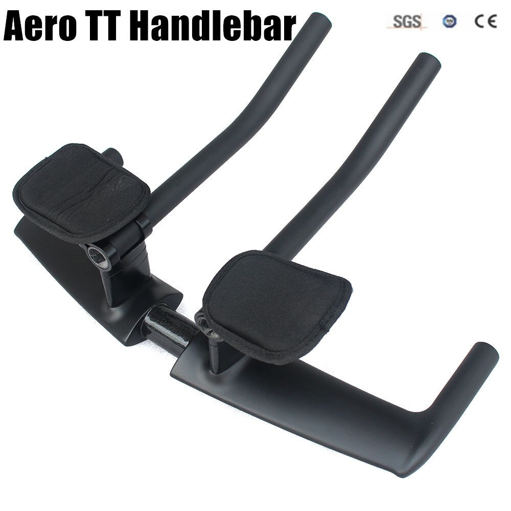 carbon aero TT handlebar T800 high modulus carbon fiber TT handlebar 420mm 31.8mm diameter time trial handlebar