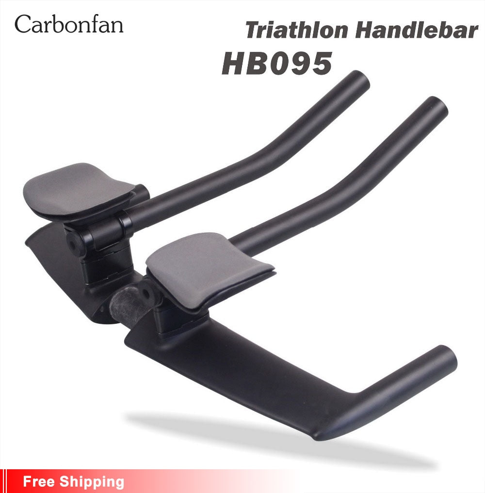 Carbonfan Aero Carbon TT Handlebar 2018 Free Shipping 31.8*420mm Carbon Time Trial Bicycle Handlebar Triathlon Handlebar