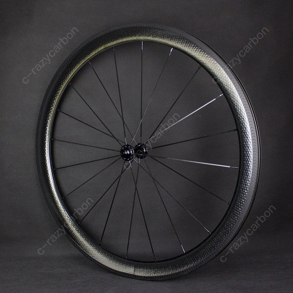 Special Brake Surface Dimple Carbon Aerodynamic Wheels 2 Year Warranty R36 Ceramic Bearings Carbon Wheel 700C Road Bike