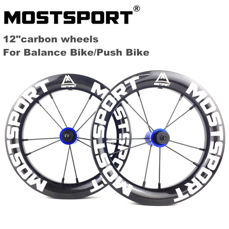 MOSTSPORT 12inch Kid's Bicycle Carbon Wheels For Balance Bike/str/Kokua/Puky/Bixbi Push Bike