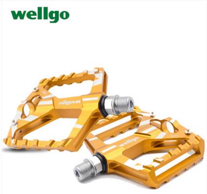 Wellgo B130 pedal aluminum alloy bearing pedal mountain bike road bike pedal bicycle pedal accessories