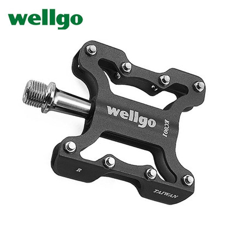 Wellgo KC001  Bicycle Pedals Road Bike Pedal MTB Cycling Bearing Pedals bicycle parts lightweight Aluminum