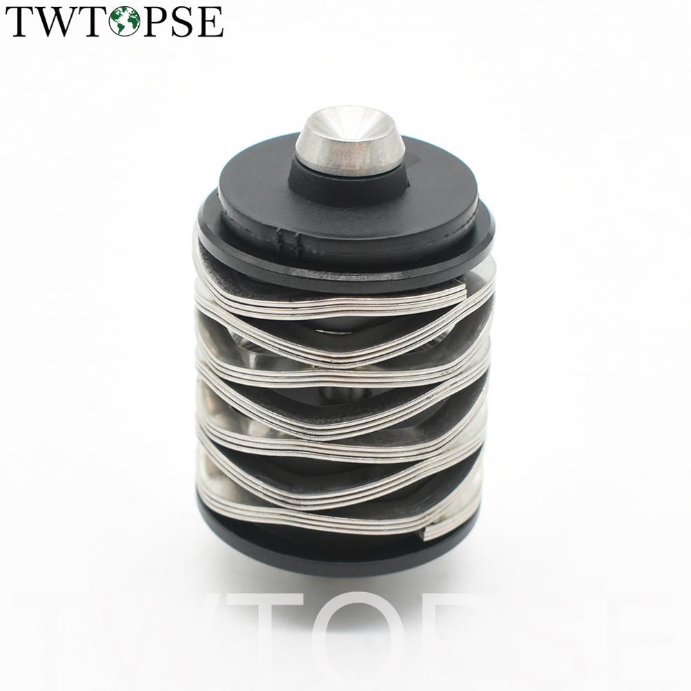 TWTOPSE 115g Wave Spring Bike Rear Shocks Titanium Bolt For Brompton Folding Bicycle Suspension 304 Stainless Steel Spring Part