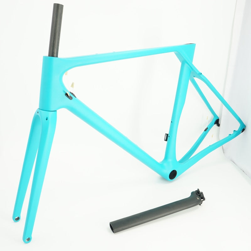 Newest Carbon Gravel Bike Frame DI2 Compatible Gravel Frame Full Carbon Fiber Gravel Bike Frame thru-axle free changa