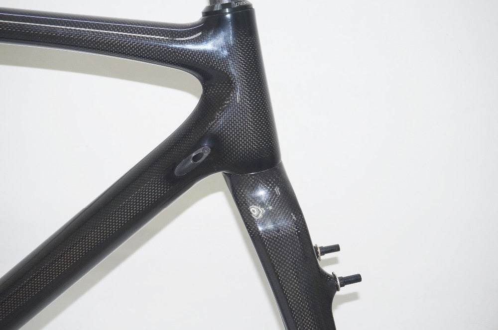 51cm instock 3k toray carbon fiber CX road bike frame V brake cyclocross frame big discount ever