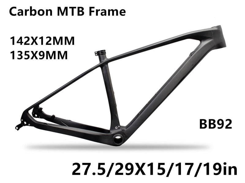 Bicicleta MTB 29er T800/27.5er/26er Quadro De Carbono 650B Montanha Carbono Quadro de Bicicleta com Tamanho COMPACTO 15/17 "com