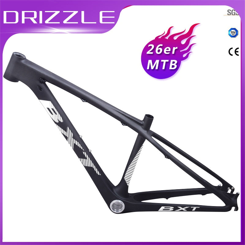2020 carbon mtb frame 26er carbon bicycle frame 14 inch carbon mountain bike frame 26 carbon kids frame with headset+clamp+BB92