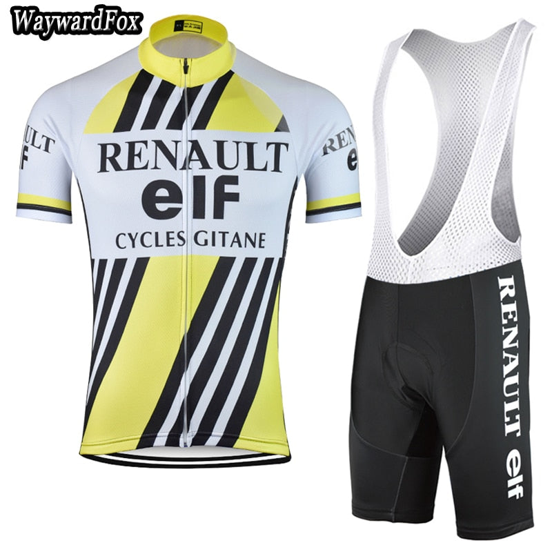 NEW 2017 Men's yellow cycling jersey kit Bicycle Team riding Short Sleeve cycling Sets clothing wear Bib Shorts Lycra Gel Pad