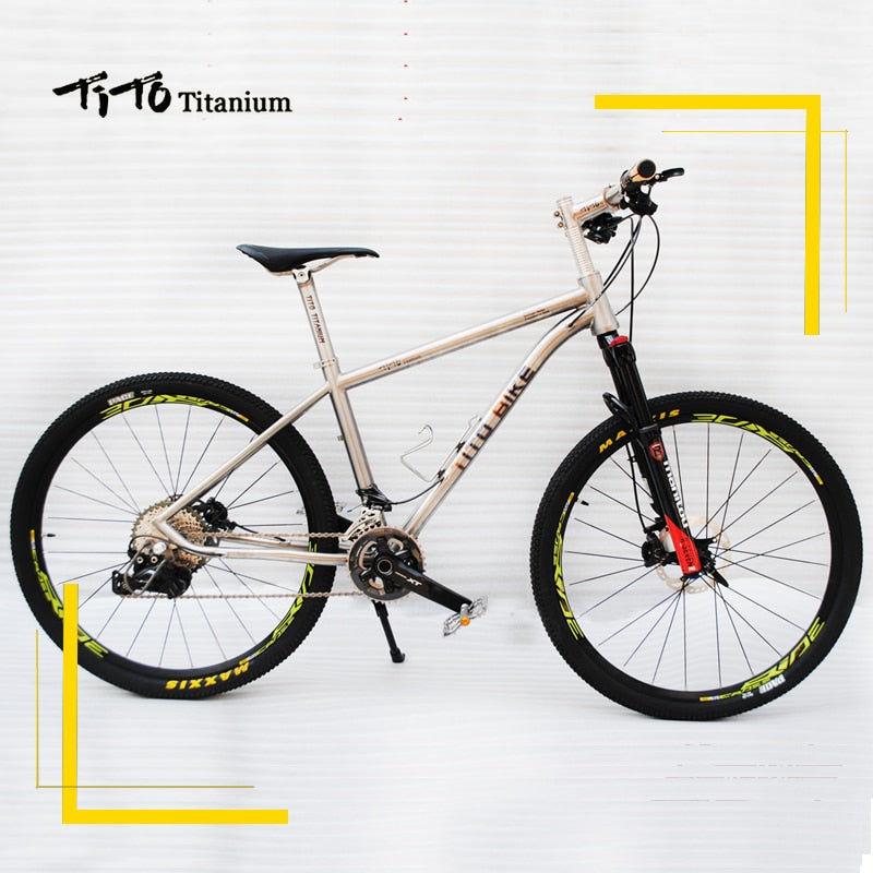TiTo 142-12 rear axle titanium alloy MTB bike 26 27.5 wheelset M8000 suits 22or33 Speed Ultralight 10.97 KG titanium bicycle