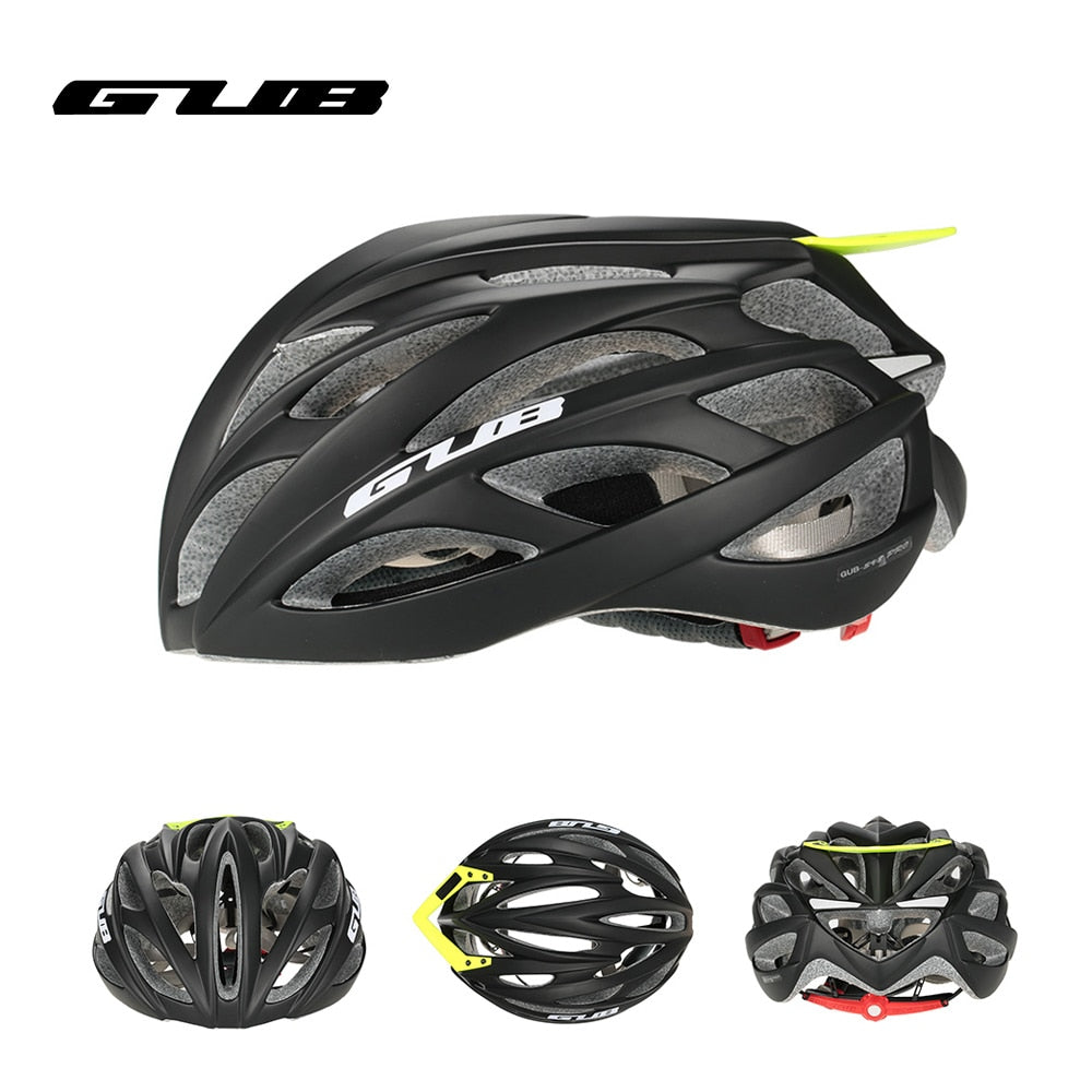 GUB PRO Cycling Helmet EPS Ultralight MTB Mountain Bike Helmet Integrally-Molded Visor EPS+PC 26 Air Vents Skating Helmet