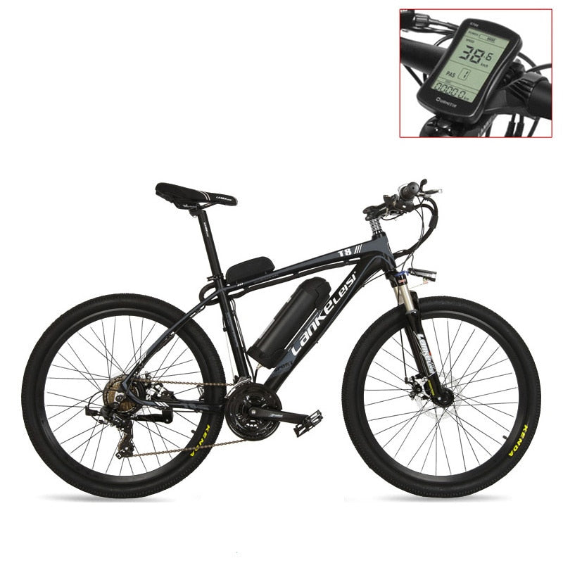 T8 Strong Powerful Electric Bike Bicycle, High Quality MTB Electric Mountain Bike, Adopt Suspension Fork